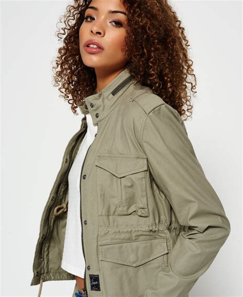 ladies cropped utility jackets.